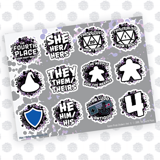 Gamer Pride (Vol. 1) Stickers - The Fourth Place