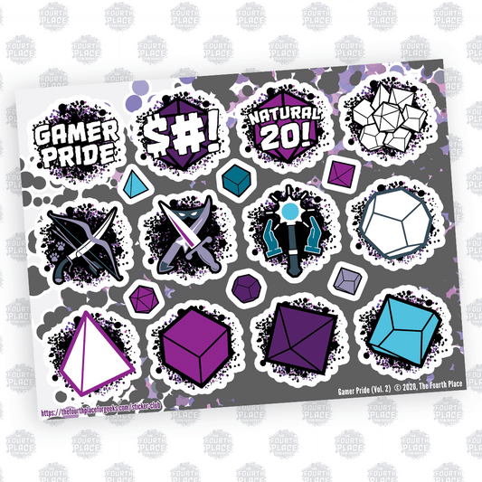 Gamer Pride (Vol. 2) Stickers - The Fourth Place