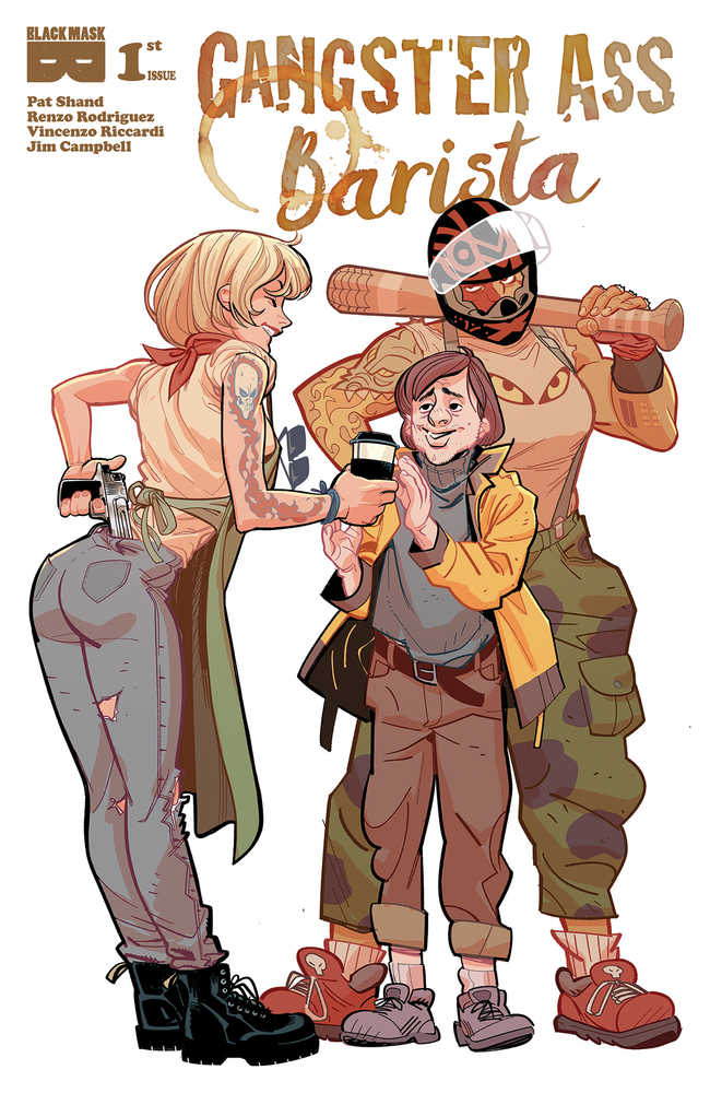 Gangster Ass Barista #1 Cover A Hughes & Cramb (Mature) - The Fourth Place