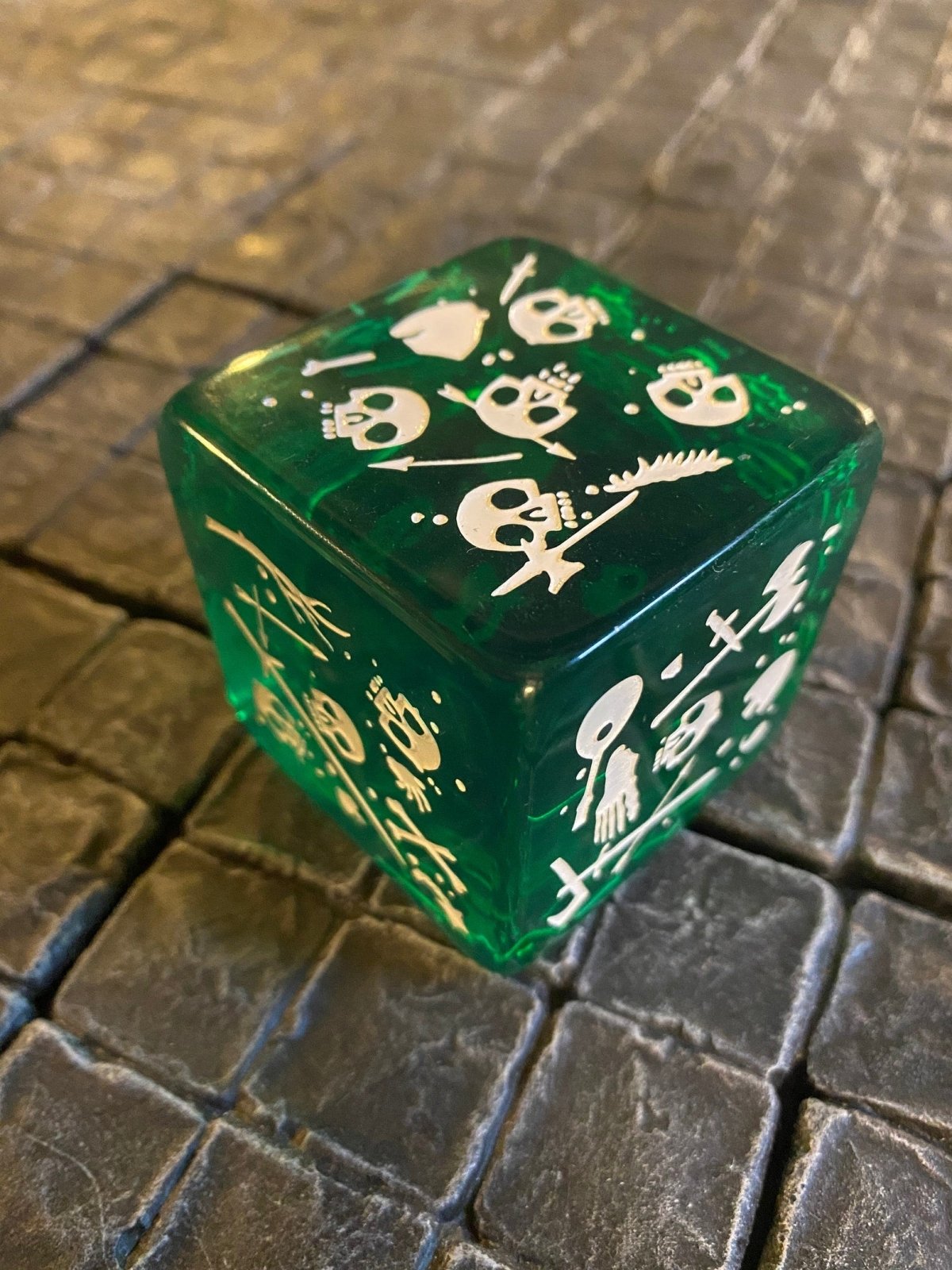 Gelatinous Cube Jumbo d20 - The Fourth Place