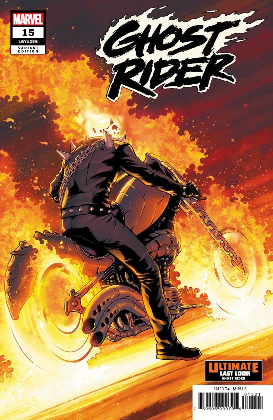 Ghost Rider 15 Juann Cabal Ultimate Last Look Variant - The Fourth Place