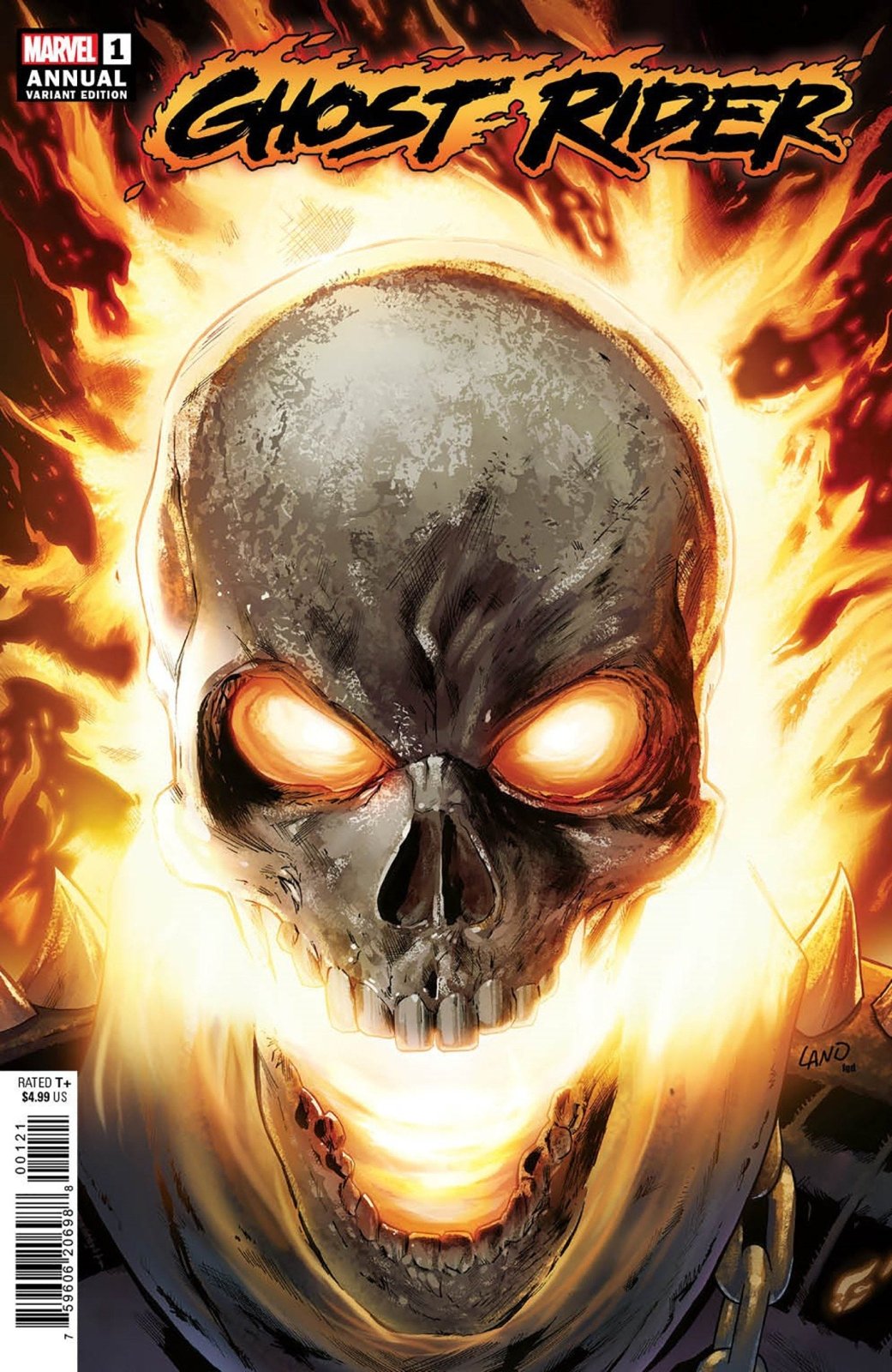 Ghost Rider Annual 1 Greg Land Variant - The Fourth Place