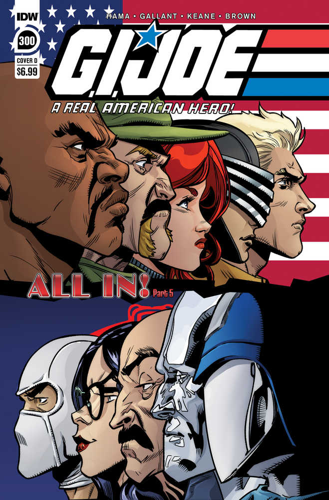 G.I. Joe A Real American Hero #300 Cover D Mckeown - The Fourth Place