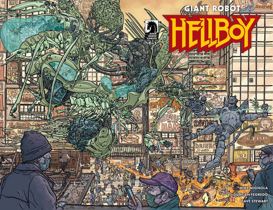 Giant Robot Hellboy #2 (Cover B) (Wraparound) (Geof Darrow) - The Fourth Place