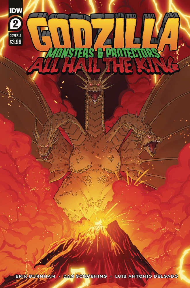 Godzilla Monsters & Protectors All Hail King #2 Cover A Schoen - The Fourth Place