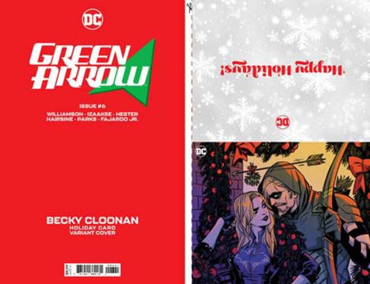 Green Arrow #6 (Of 12) Cover C Becky Cloonan DC Holiday Card Special Edition Variant - The Fourth Place