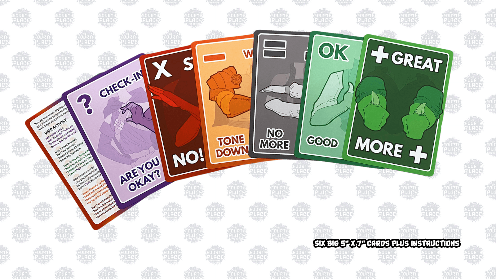 GREEN +PLUS GREAT MORE! RPG Calibration & Check-In Cards - The Fourth Place