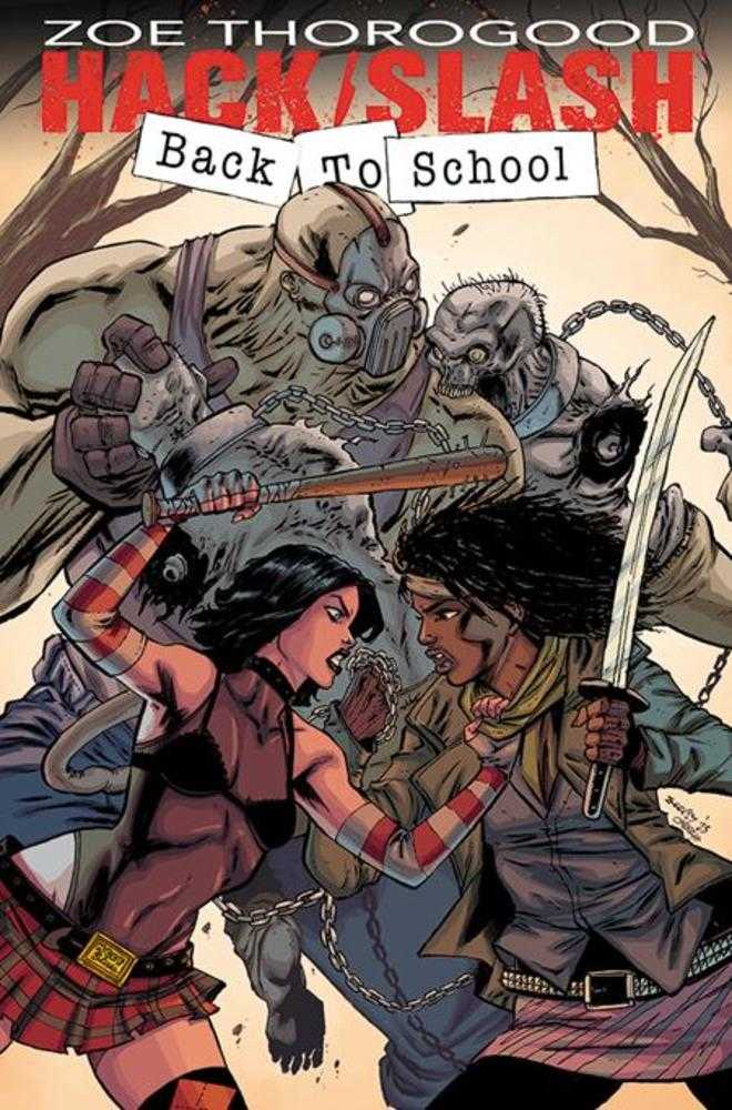 Hack Slash Back To School #1 (Of 4) Cover D Tim Seeley Twd 20th Anniversary Team Up Variant - The Fourth Place