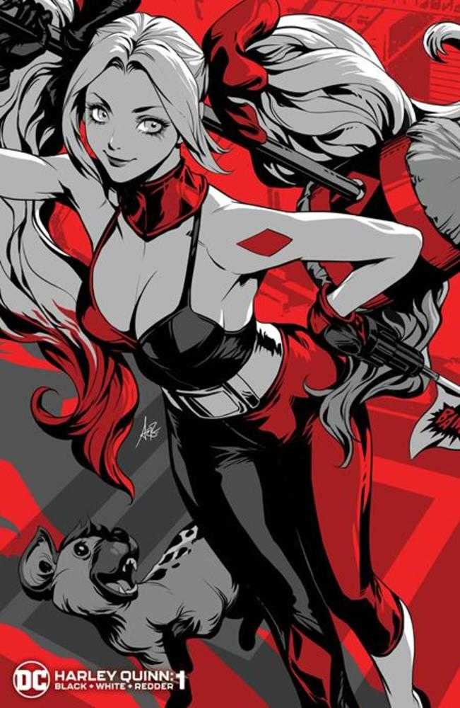Harley Quinn Black White Redder #1 (Of 6) Cover B Stanley Artgerm Lau Variant - The Fourth Place