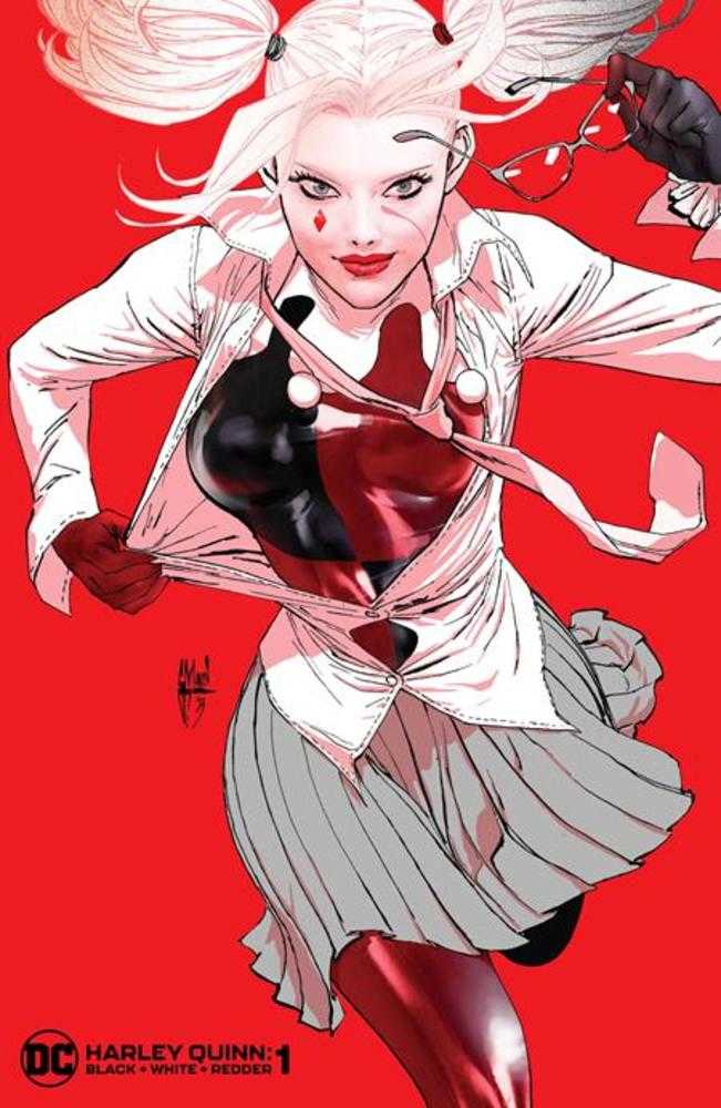 Harley Quinn Black White Redder #1 (Of 6) Cover C Guillem March Variant - The Fourth Place