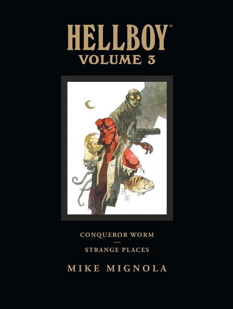 Hellboy Library Edition Hardcover Volume 03 Conqueror Worm & Strange Places - The Fourth Place