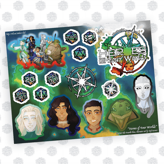 Heroes of Four Worlds Stickers - The Fourth Place