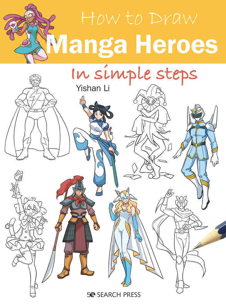 How To Draw Manga Heroes In Simple Steps - The Fourth Place