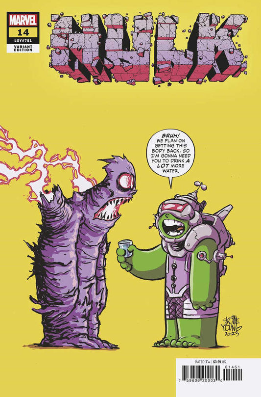 Hulk 14 Skottie Young Variant - The Fourth Place