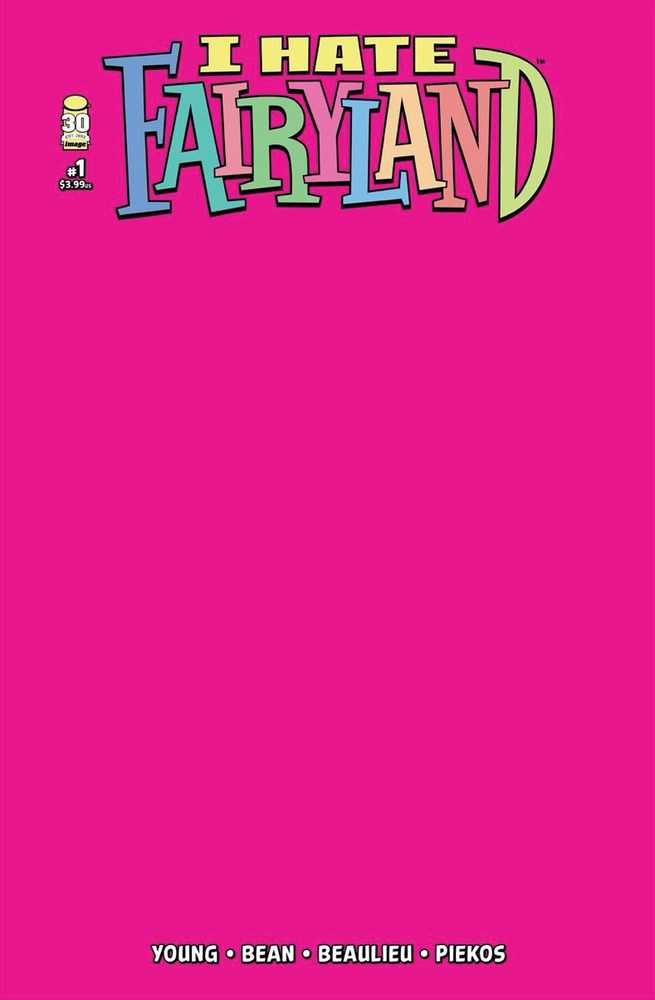 I Hate Fairyland #1 Cover H Blank Sketch Cover (Mature) - The Fourth Place