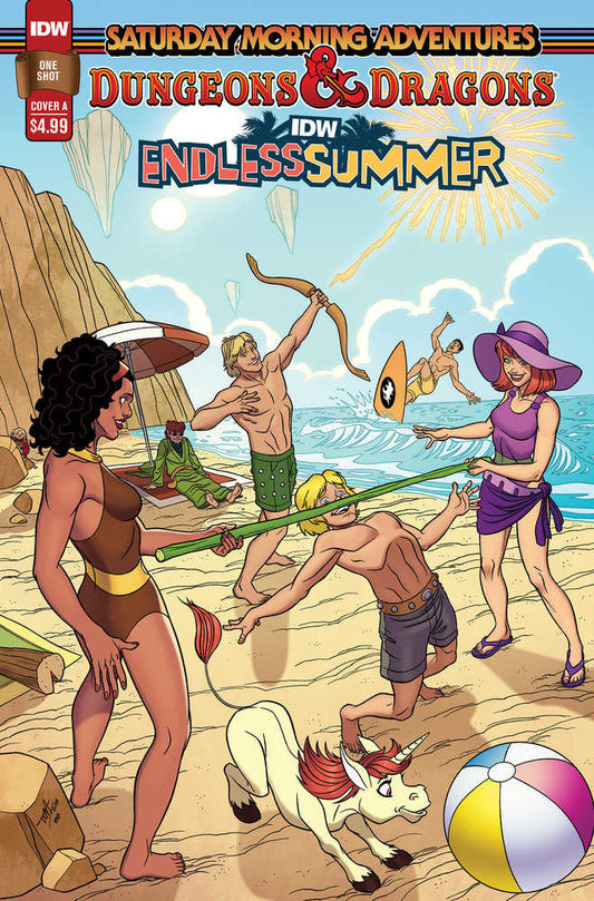 Idw Endless Summer--Dungeons & Dragons: Saturday Morning Adventures Cover A (Levins) - The Fourth Place