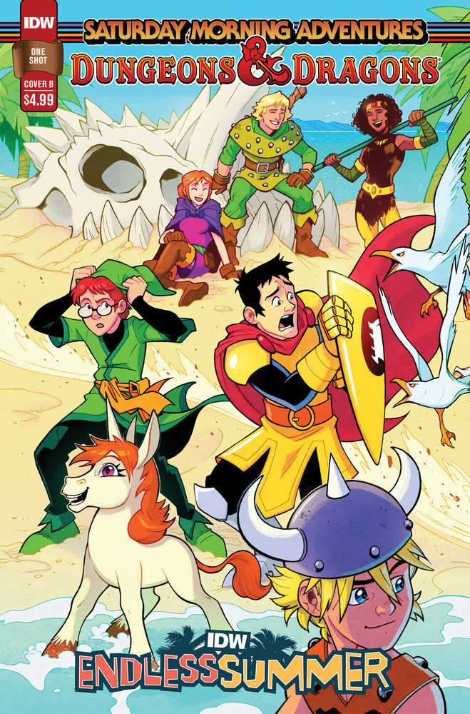 Idw Endless Summer--Dungeons & Dragons: Saturday Morning Adventures Variant B (Lawrence Connected Cover) - The Fourth Place