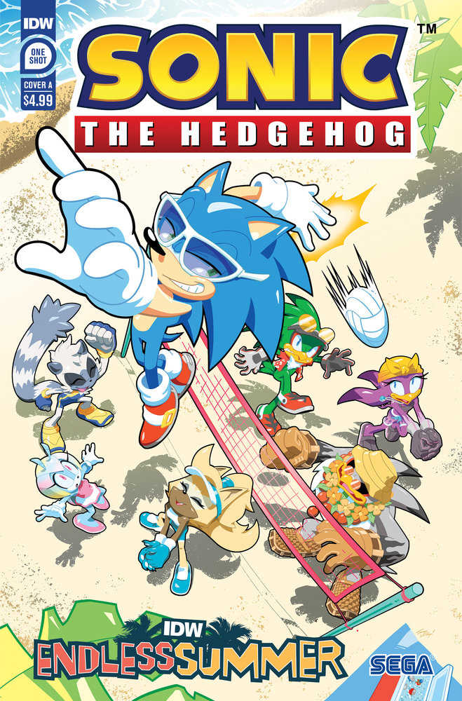 Idw Endless Summer--Sonic The Hedgehog Cover A (Yardley) - The Fourth Place