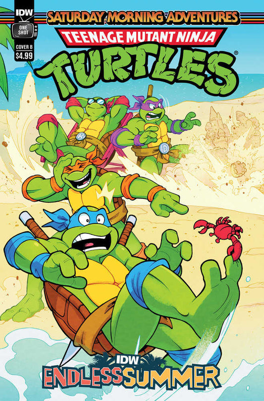 Idw Endless Summer--Teenage Mutant Ninja Turtles: Saturday Morning Adventures Variant B (Lawrence Connected Cover) - The Fourth Place