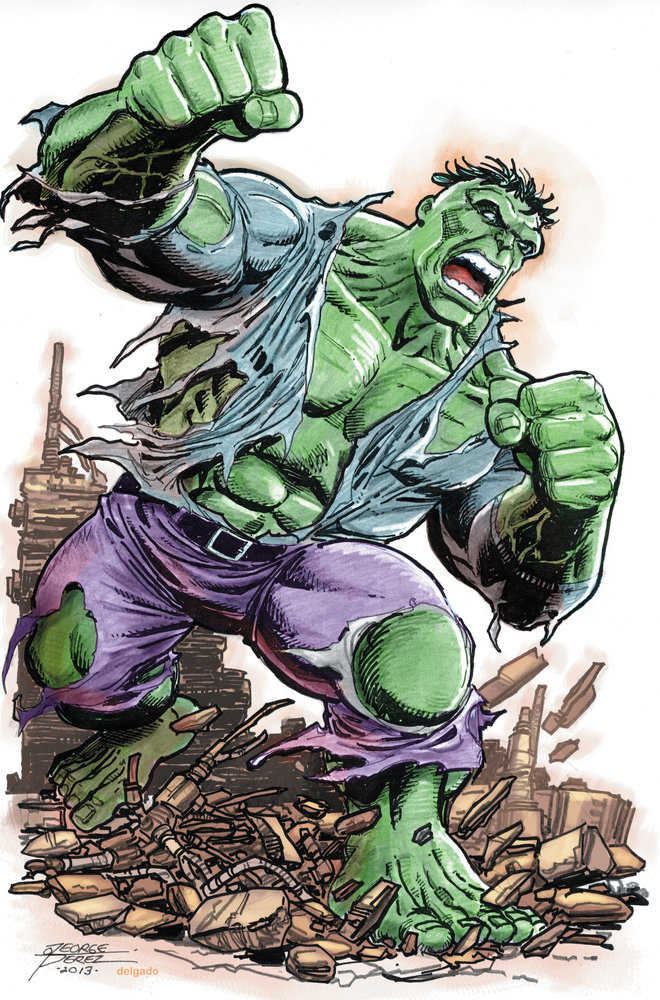 Incredible Hulk 1 George Perez Full Art Variant - The Fourth Place