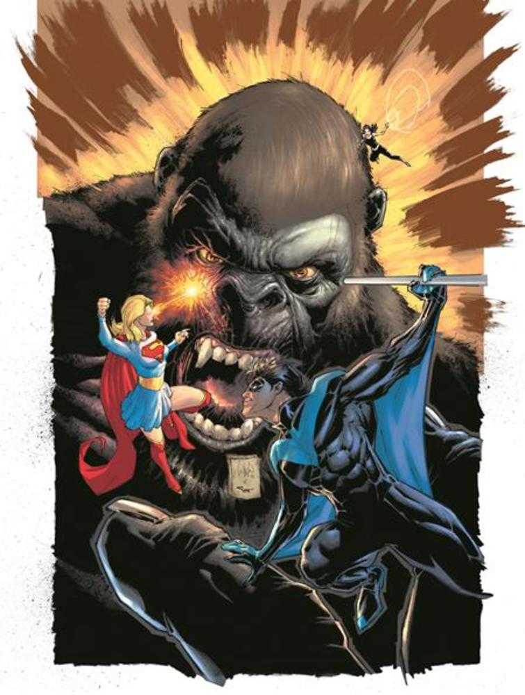 Justice League vs Godzilla vs Kong #4 (Of 7) Cover B Whilce Portacio Kong Card Stock Variant - The Fourth Place