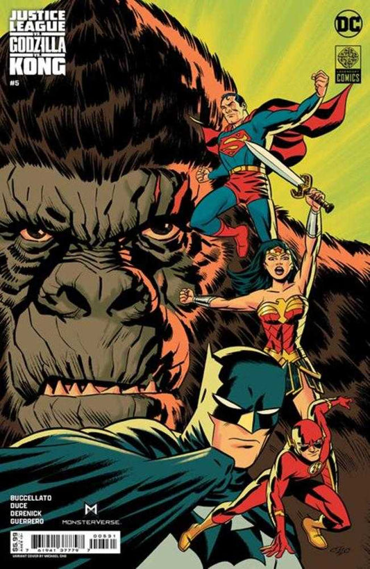 Justice League vs Godzilla vs Kong #5 (Of 7) Cover C Michael Cho Card Stock Variant - The Fourth Place