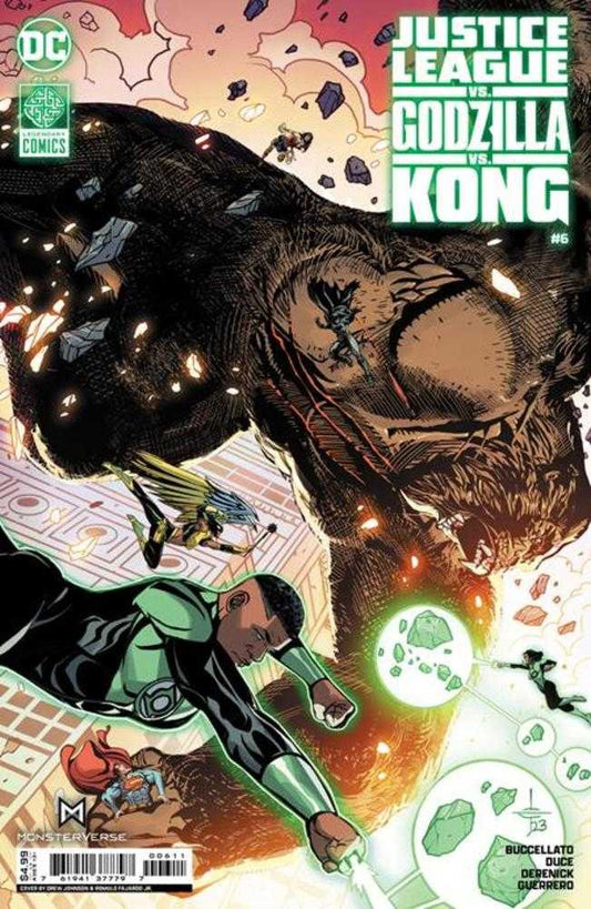 Justice League vs Godzilla vs Kong #6 (Of 7) Cover A Drew Edward Johnson - The Fourth Place
