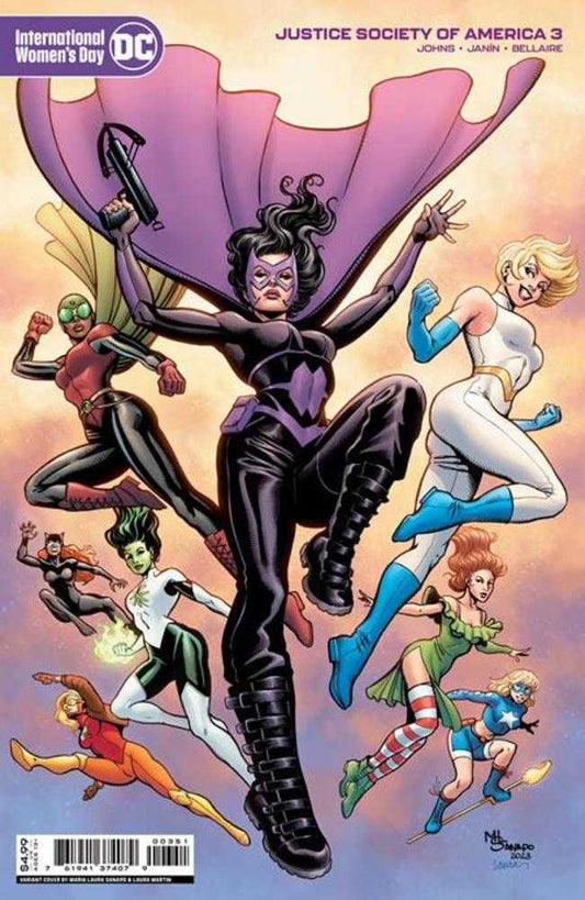 Justice Society Of America #3 (Of 12) Cover E Maria Laura Sanapo International Womens Day Card Stock Variant - The Fourth Place