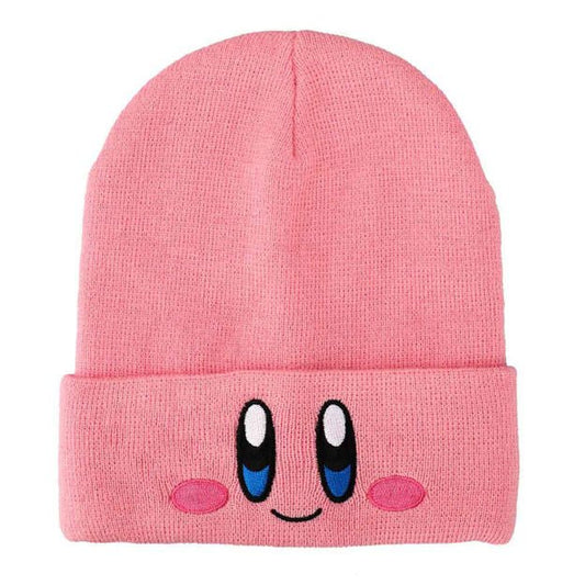 Kirby Big Face Embroidered Cuff Beanie - The Fourth Place