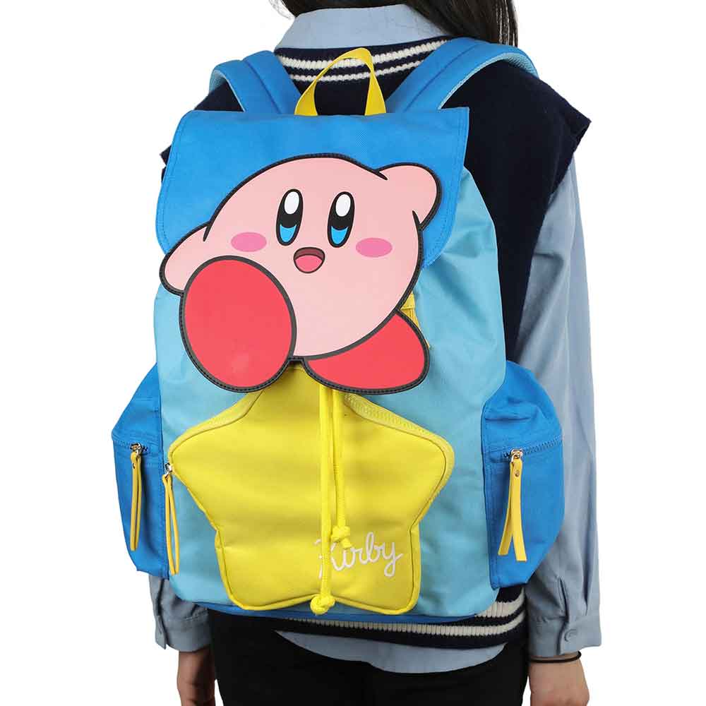 Kirby Star Die-Cut 3D Jumbo Rucksack Backpack - The Fourth Place
