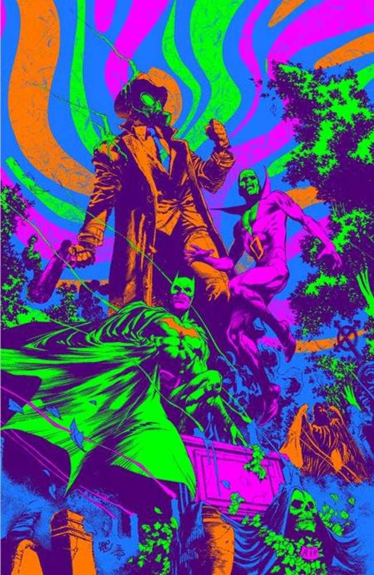 Knight Terrors #2 (Of 4) Cover D Ivan Reis Darkest Hour Neon Ink Card Stock Variant - The Fourth Place