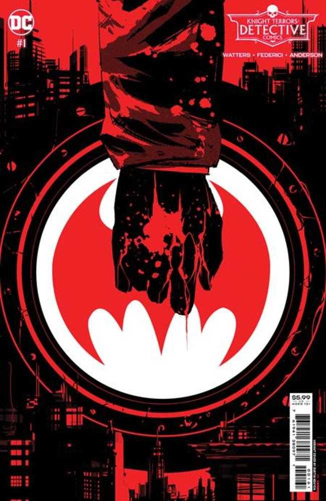 Knight Terrors Detective Comics #1 (Of 2) Cover D Dustin Nguyen Midnight Card Stock Variant - The Fourth Place