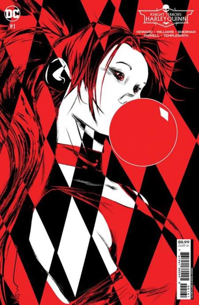 Knight Terrors Harley Quinn #1 (Of 2) Cover D Dustin Nguyen Midnight Card Stock Variant - The Fourth Place