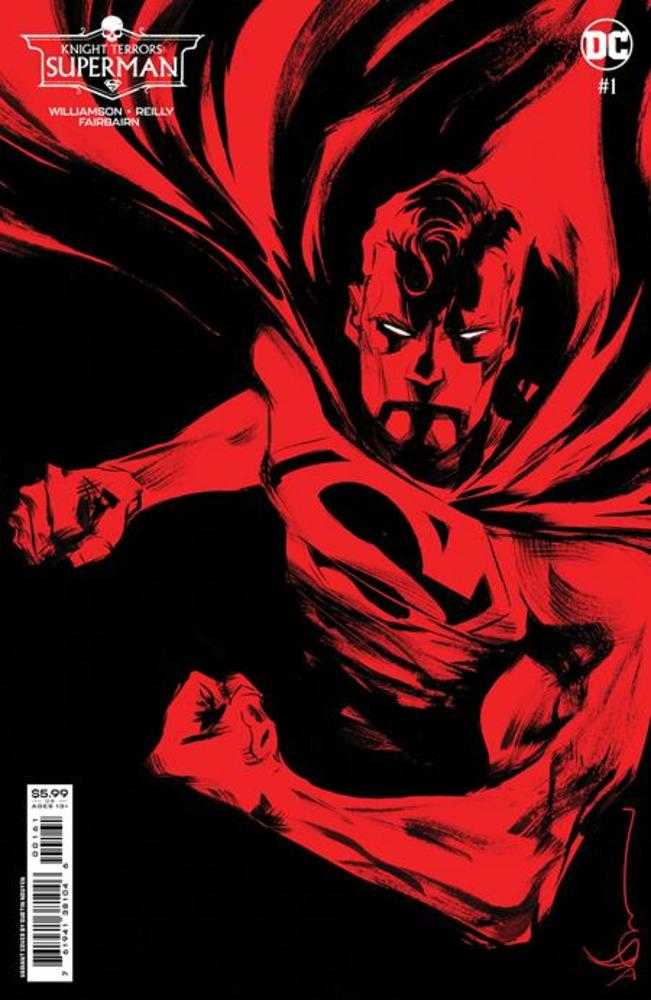 Knight Terrors Superman #1 (Of 2) Cover D Dustin Nguyen Midnight Card Stock Variant - The Fourth Place