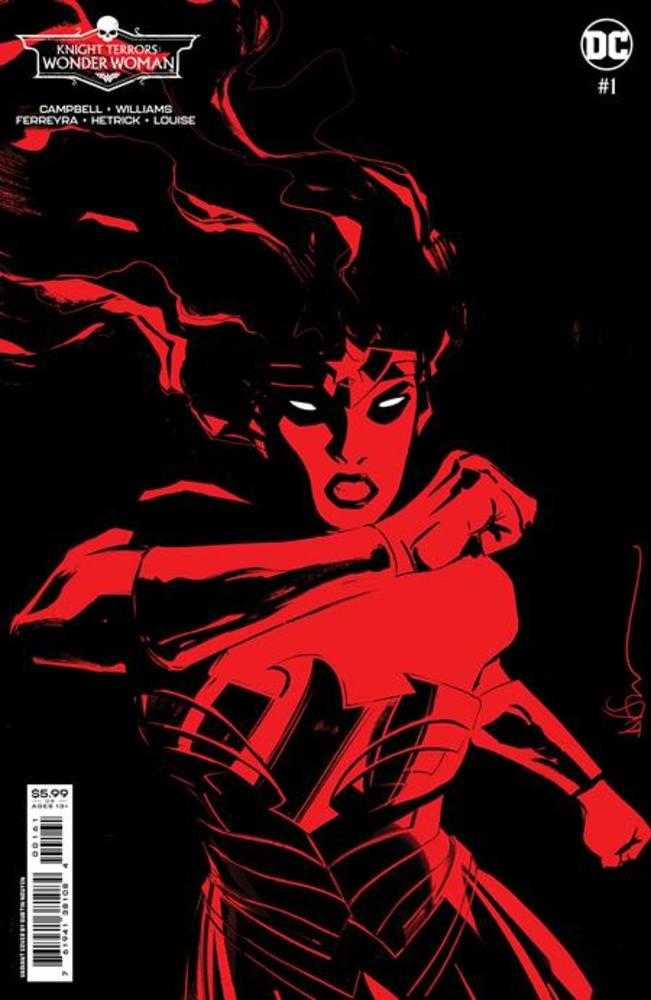 Knight Terrors Wonder Woman #1 (Of 2) Cover D Dustin Nguyen Midnight Card Stock Variant - The Fourth Place