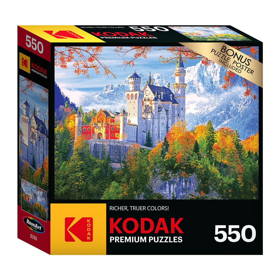 Kodak Premium Puzzle: Neuschwanstein Castle (550 piece) - The Fourth Place