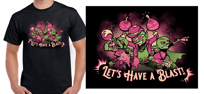 Let's Have a Blast T-Shirt (Pathfinder Goblins) - The Fourth Place