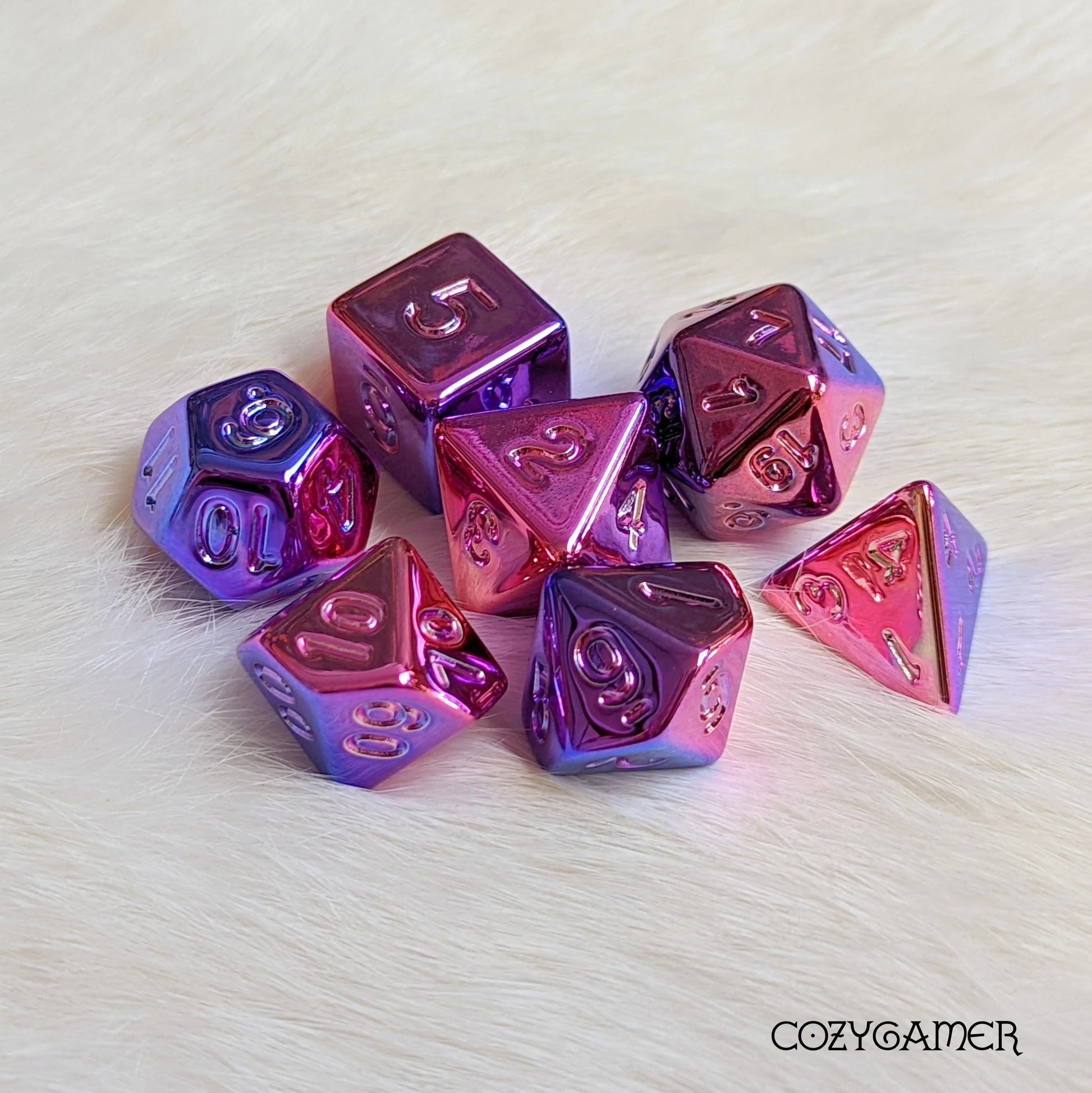 Liquid Nebula - 7 Piece DnD Dice Set - The Fourth Place