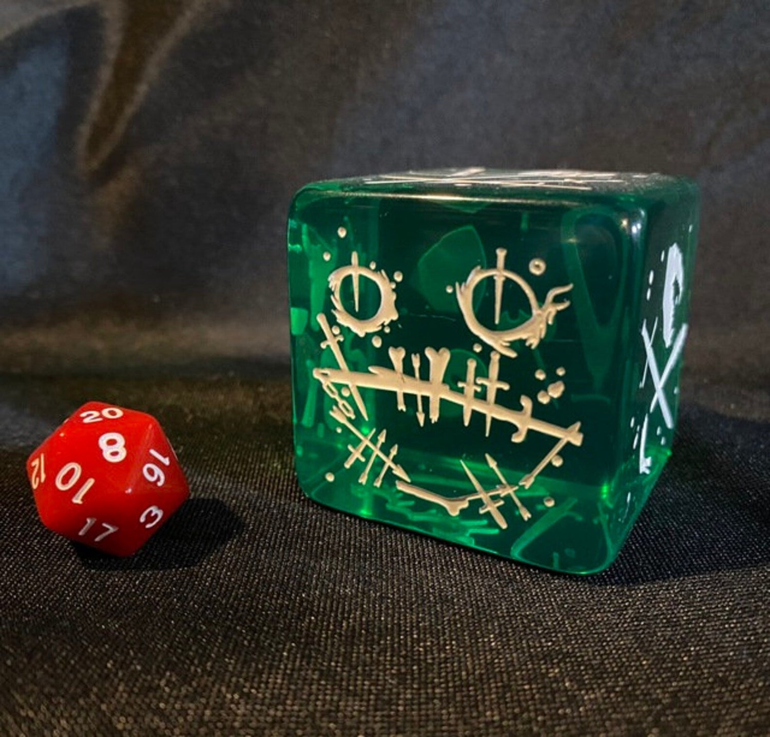 Lu the Cube - Gelatinous Cube Mini, Dungeons and Dragons, Pathfinder Dungeon Master, DM, RPG - The Fourth Place