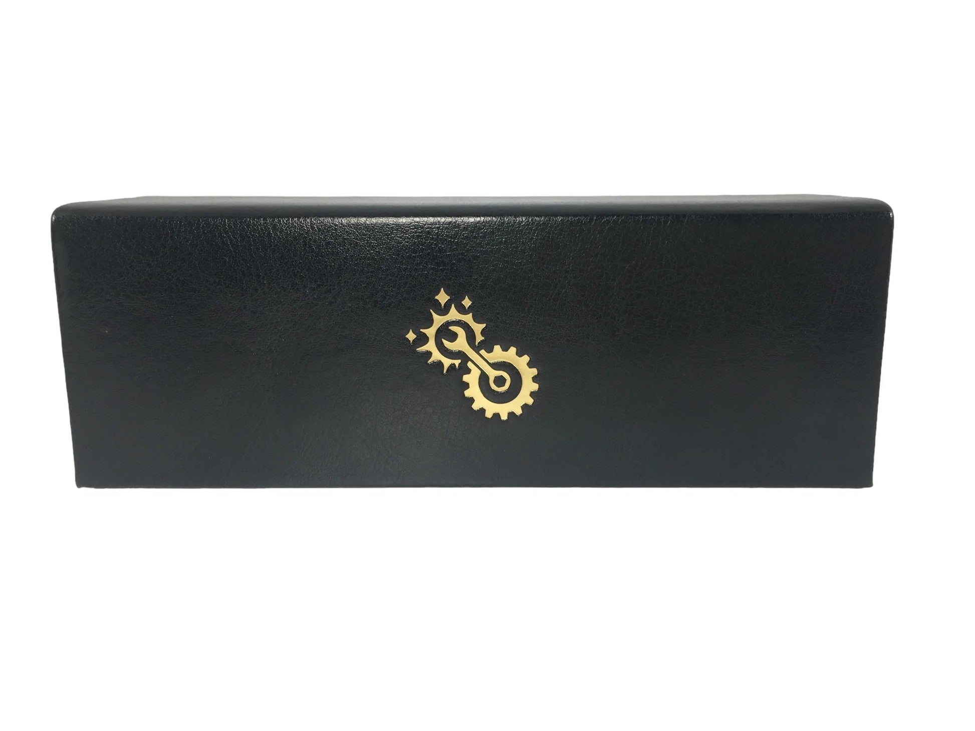 Luxury Faux Leather Dice Box / Rolling Tray w/ character class symbols - The Fourth Place