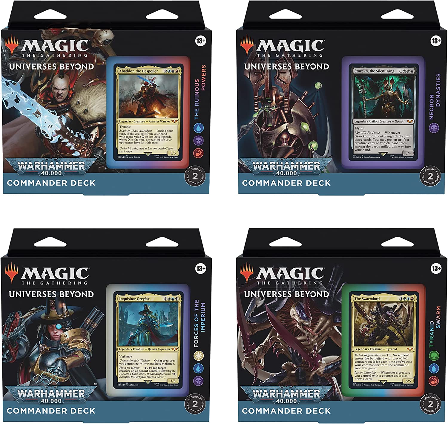 Magic the Gathering CCG: Universes Beyond - Warhammer 40000 Commander Deck (1 of 4) - The Fourth Place