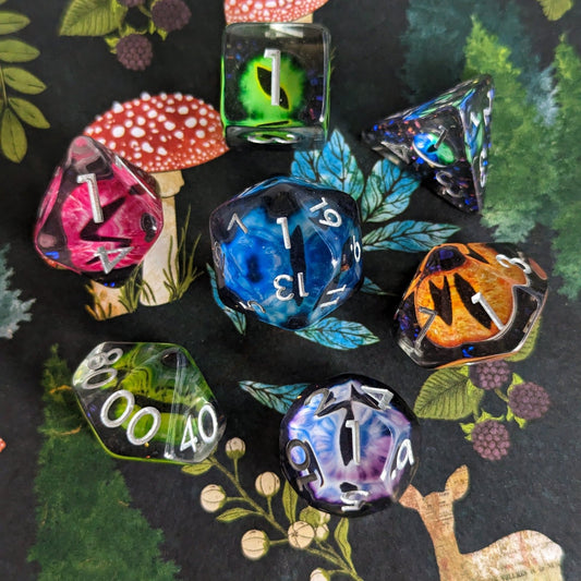 Many Eyes Dice - 7 Piece Set - The Fourth Place