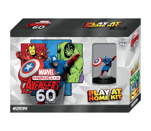 Marvel HeroClix: Avengers 60 Play at Home Kit: Captain America - The Fourth Place