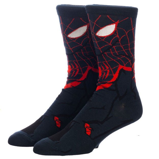Marvel Spiderman (Miles Morales) Animigos 360 Character Socks - The Fourth Place
