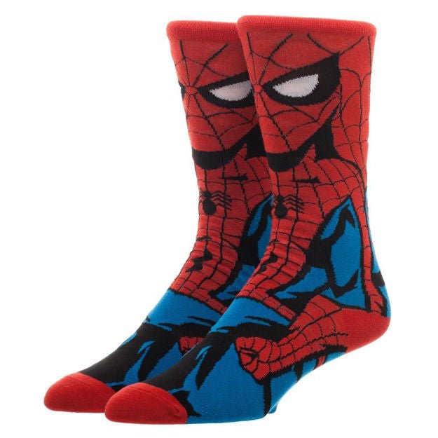 Marvel Spiderman (Peter Parker) Animigos 360 Character Socks - The Fourth Place