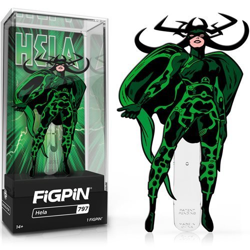 Marvel Villains Hela FiGPiN Classic 3-In Enamel Pin - The Fourth Place