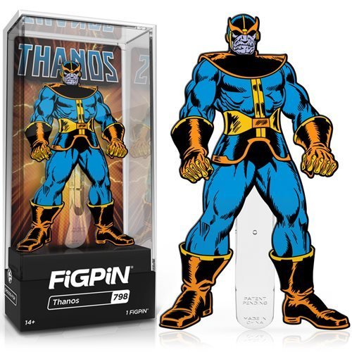 Marvel Villains Thanos FiGPiN Classic 3-In Enamel Pin - The Fourth Place