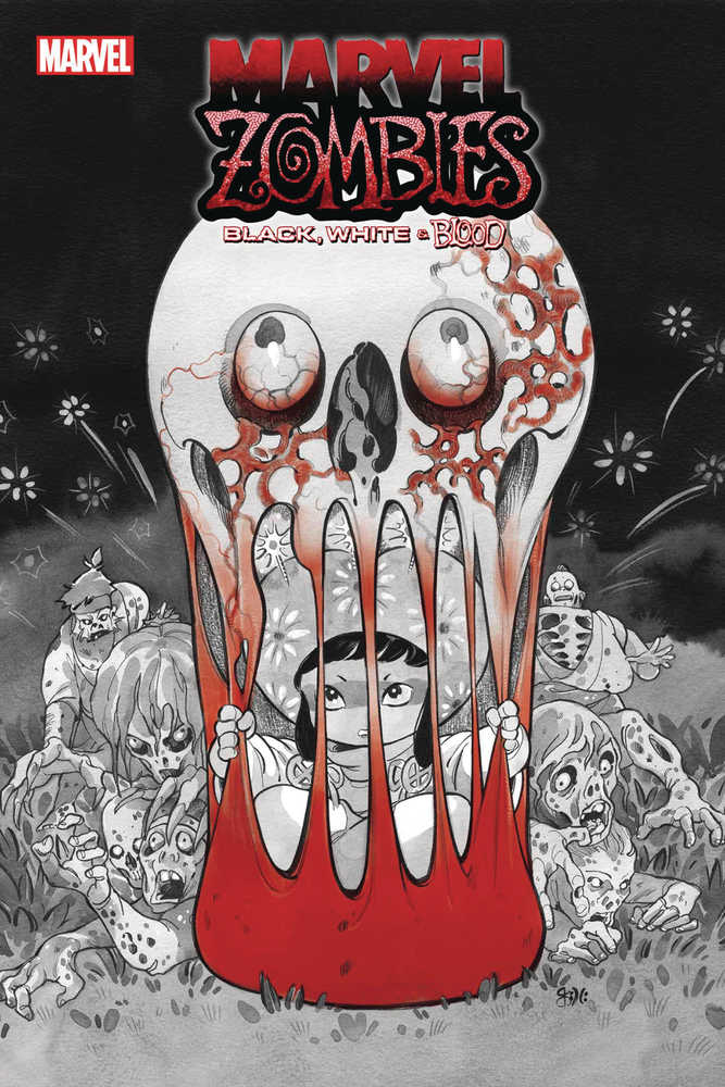 Marvel Zombies Black White Blood #3 - The Fourth Place