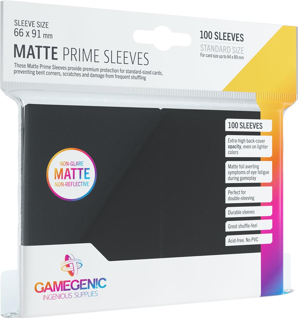 Matte PRIME Sleeves: Black - The Fourth Place