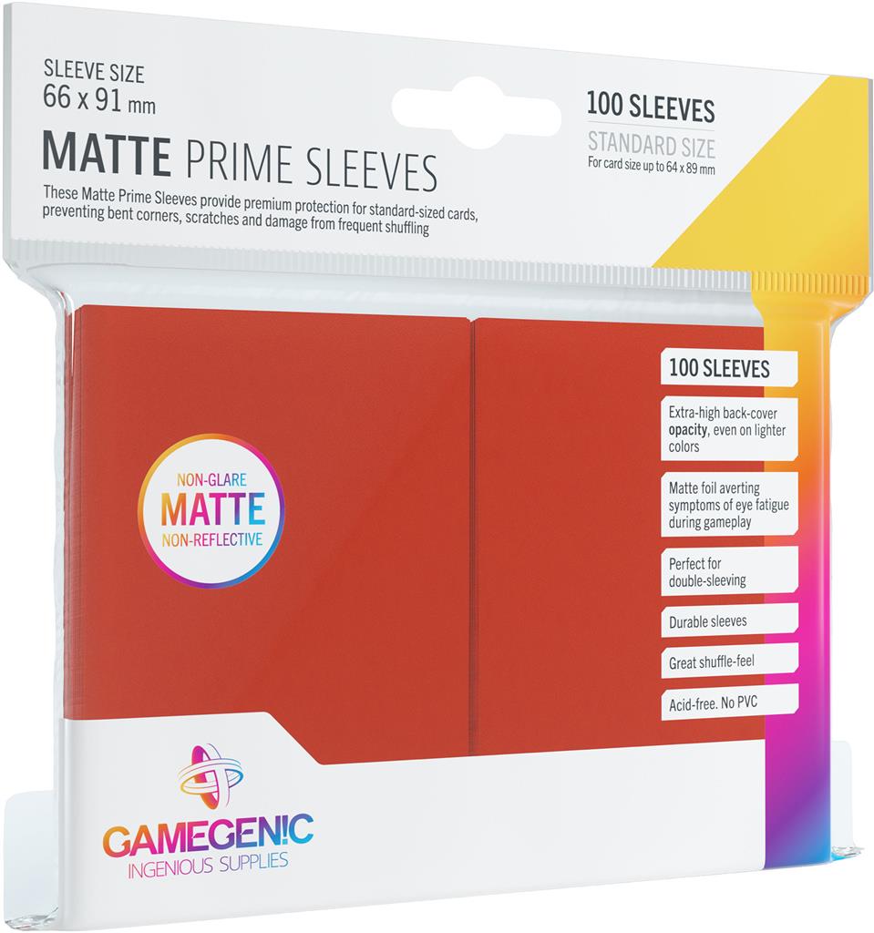 Matte PRIME Sleeves: Red - The Fourth Place